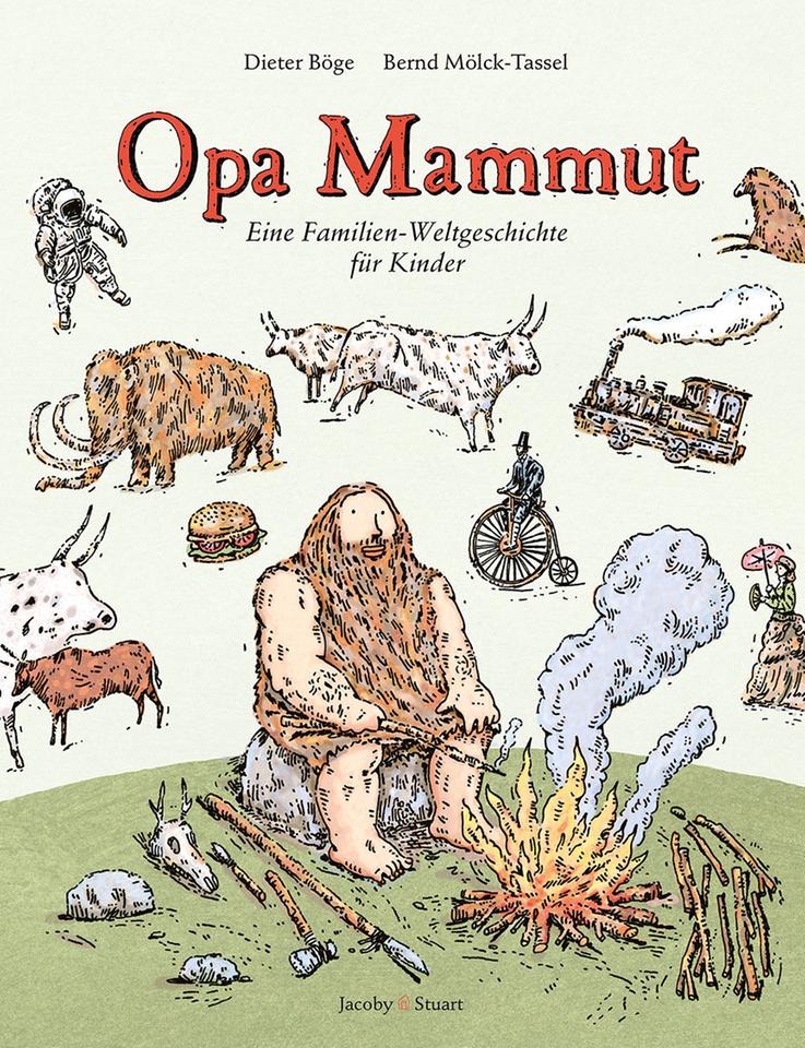Buchcover: "Opa Mammut" von Dieter Böge und Bernd Mölck-Tassel Buchcover: "Opa Mammut" von Dieter Böge und Bernd Mölck-Tassel