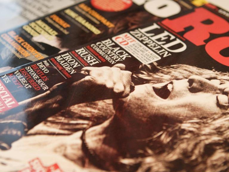Ausgaben des Classic Rock Magazins mit der Band Led Zeppelin auf dem Cover.