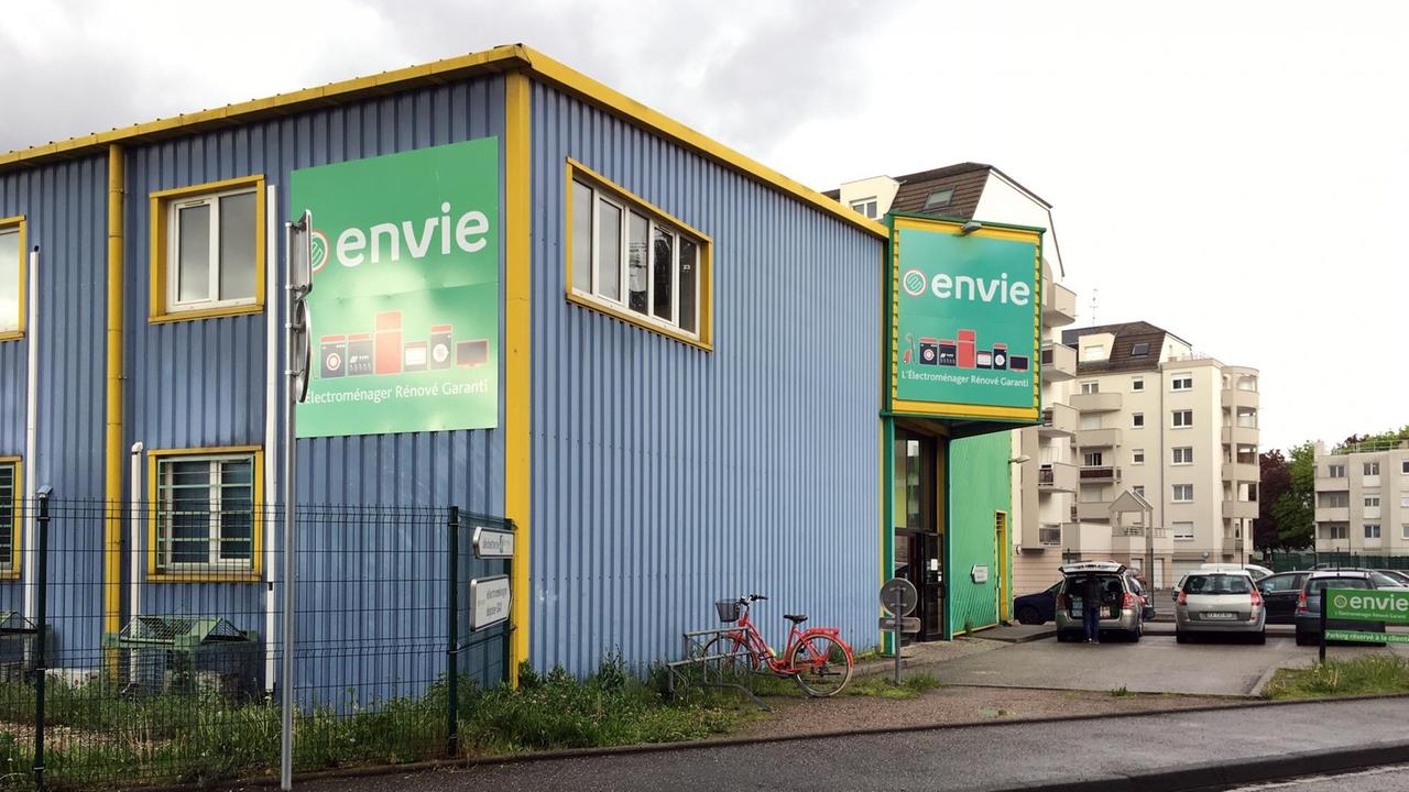 Die Straßburger Filiale von Envie im Stadtteil Koenigshoffen Die Straßburger Filiale von Envie im Stadtteil Koenigshoffen