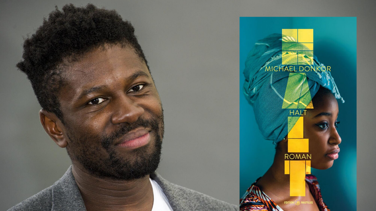 Der britische Autor Michael Donkor und sein Debütroman "Halt" Der britische Autor Michael Donkor und sein Debütroman "Halt"