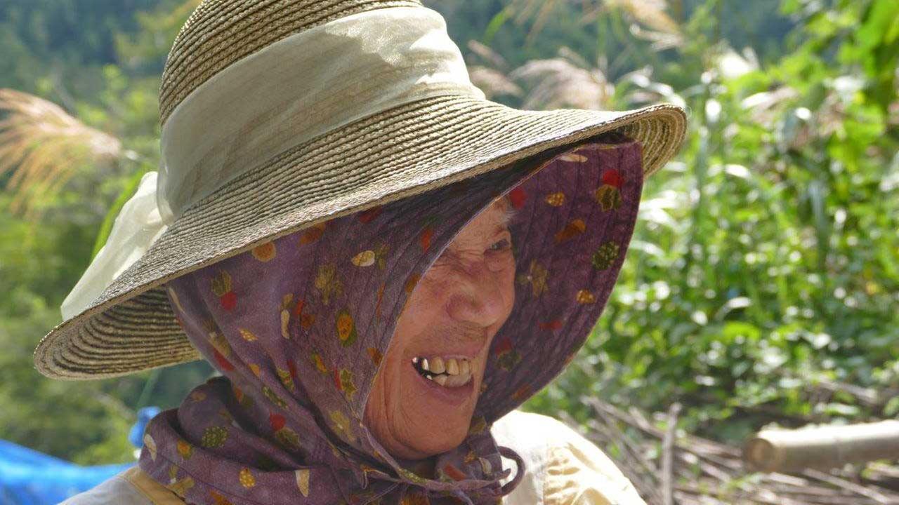 Die Kozo-Bäuerin Tamagawa ist 79 Jahre alt. Die Kozo-Bäuerin Tamagawa ist 79 Jahre alt.