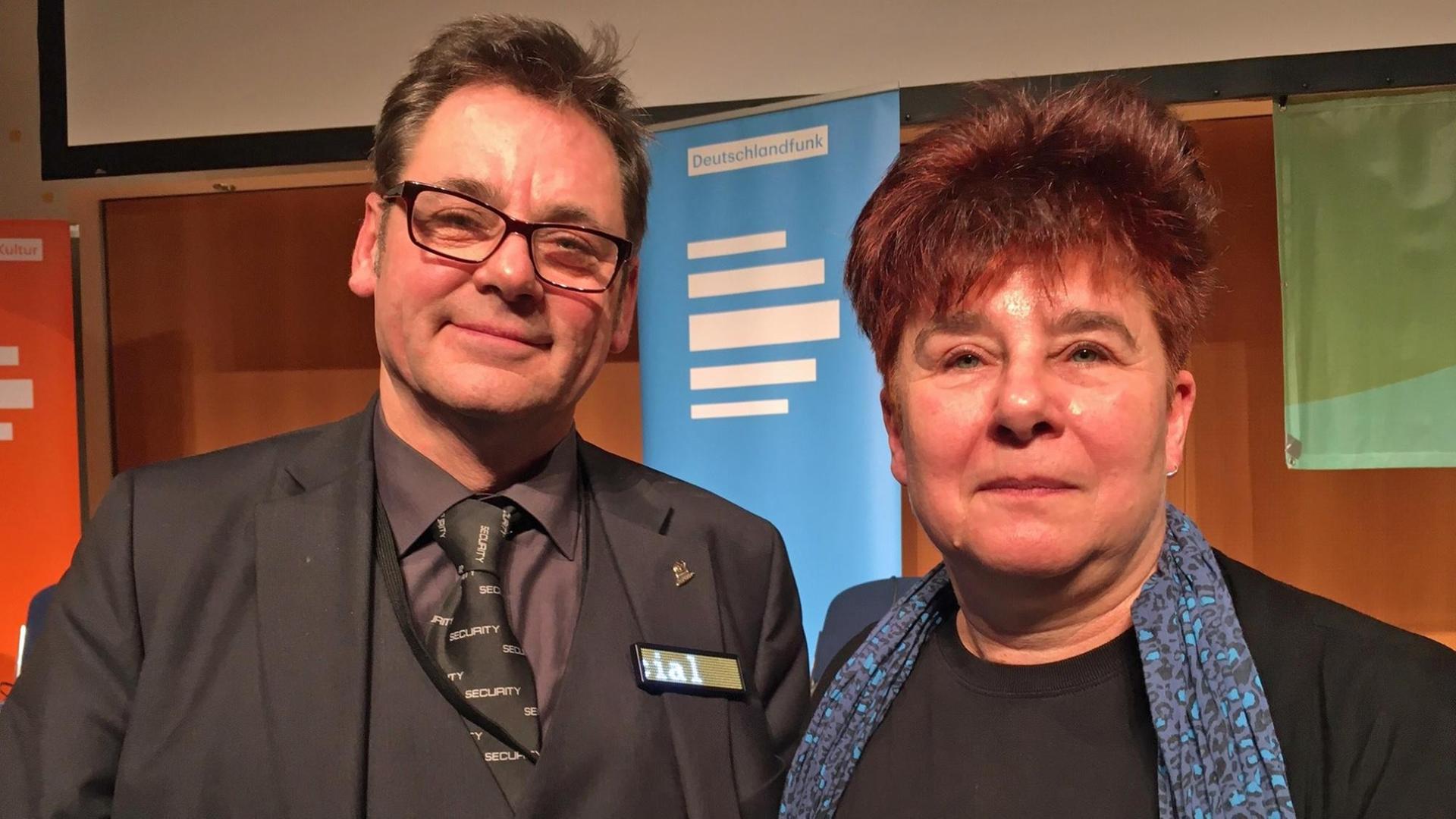 Die Bielefelder Aktionskünstler Rena Tangens und Padeluun Die Bielefelder Aktionskünstler Rena Tangens und Padeluun