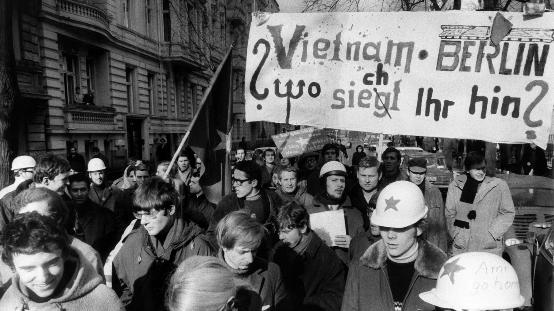 Demonstration gegen den Vietnamkrieg Demonstration gegen den Vietnamkrieg