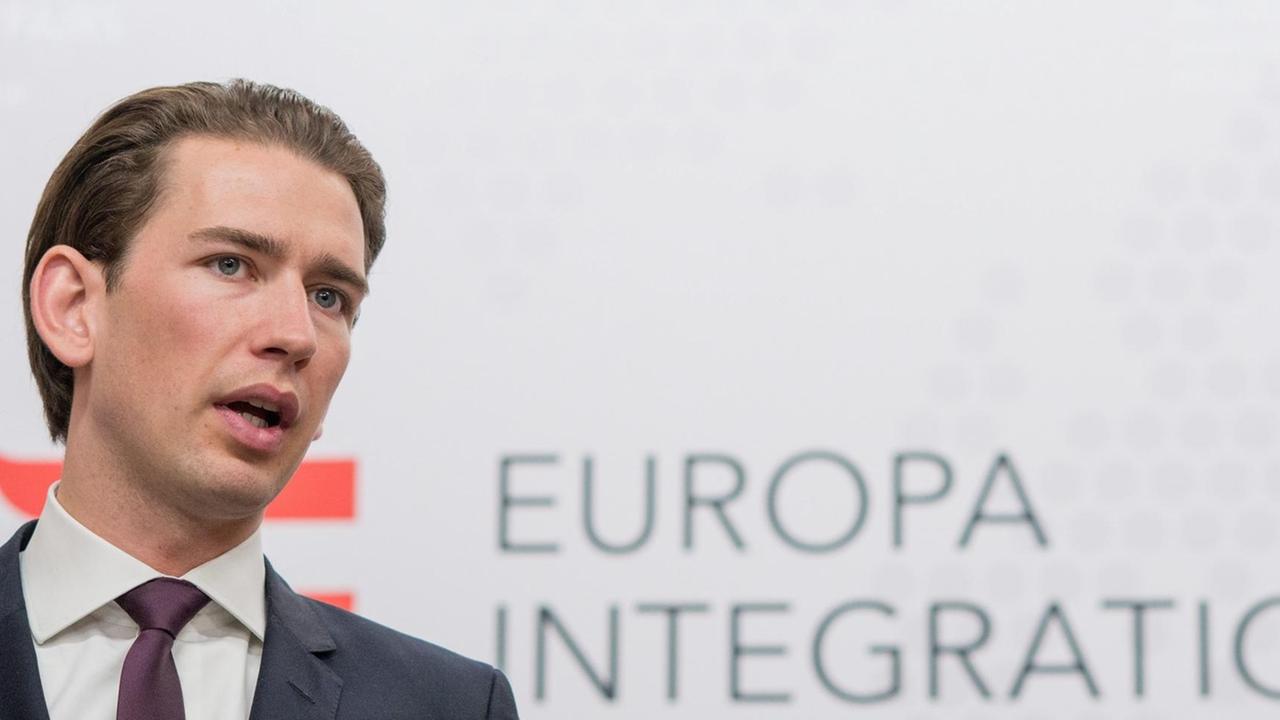 Der österreichische Außenminister Sebastian Kurz. Der österreichische Außenminister Sebastian Kurz.