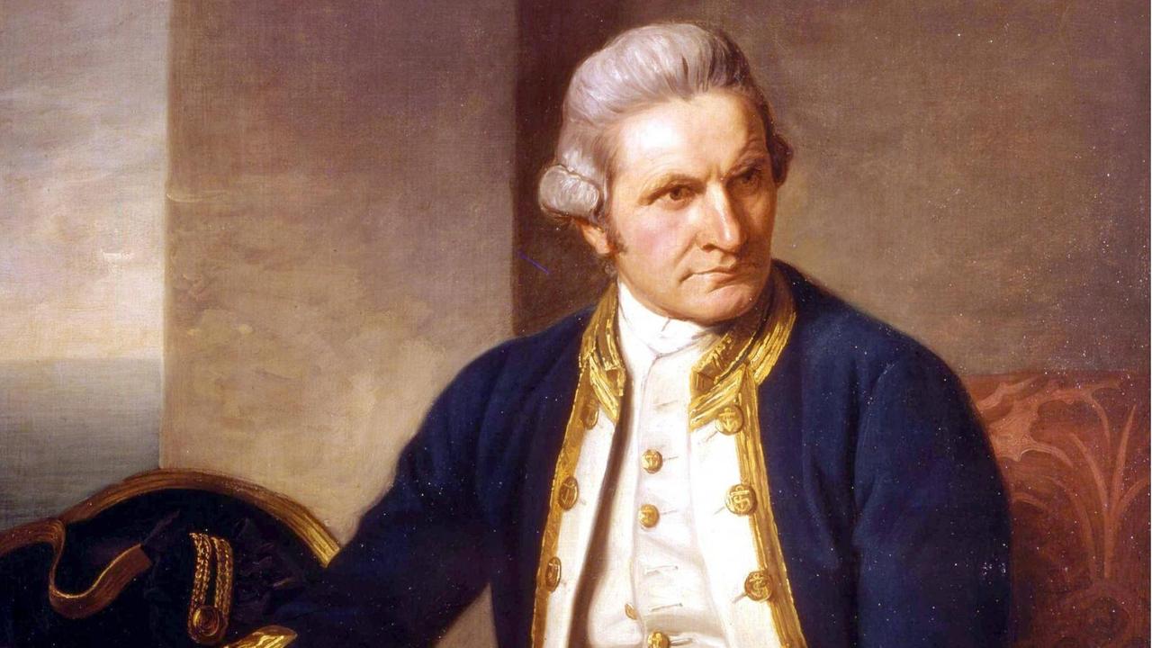 Captain James Cook (1728-1779), porträtiert von Nathaniel Dance (1735 -1811) Captain James Cook (1728-1779), porträtiert von Nathaniel Dance (1735 -1811)