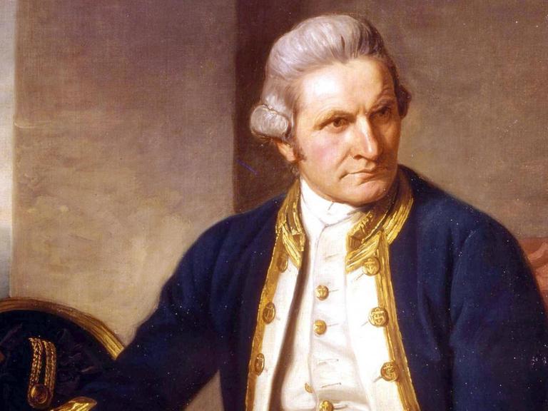Captain James Cook (1728-1779), porträtiert von Nathaniel Dance (1735 -1811)