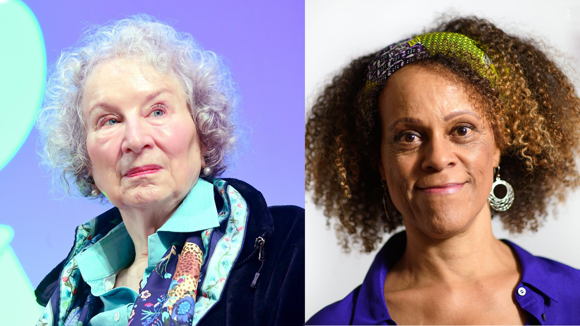 Margaret Atwood (l) und Bernardine Evaristo (r) haben den Booker-Prize 2019 erhalten Margaret Atwood (l) und Bernardine Evaristo (r) haben den Booker-Prize 2019 erhalten