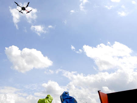 Quadrokopter - Sicherheitsforschung - Fliegende Spürnasen Quadrokopter - Sicherheitsforschung - Fliegende Spürnasen