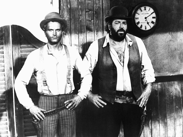 Terence Hill und Bud Spencer (r.) in dem erfolgreichen Italo-Western "Vier Fäuste für ein Hallelujah" (1971)