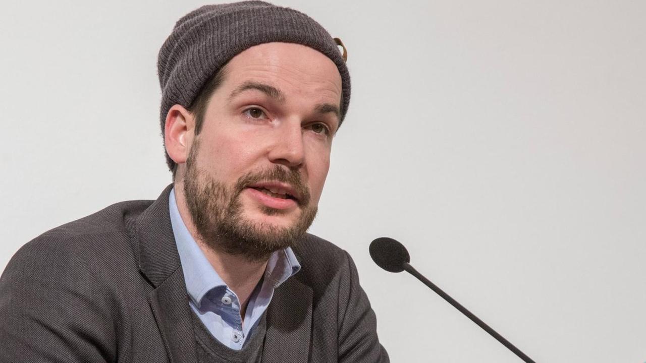 Berlin am 21.1.2019 im Haus für Poesie: Max Czollek. Berlin am 21.1.2019 im Haus für Poesie: Max Czollek.