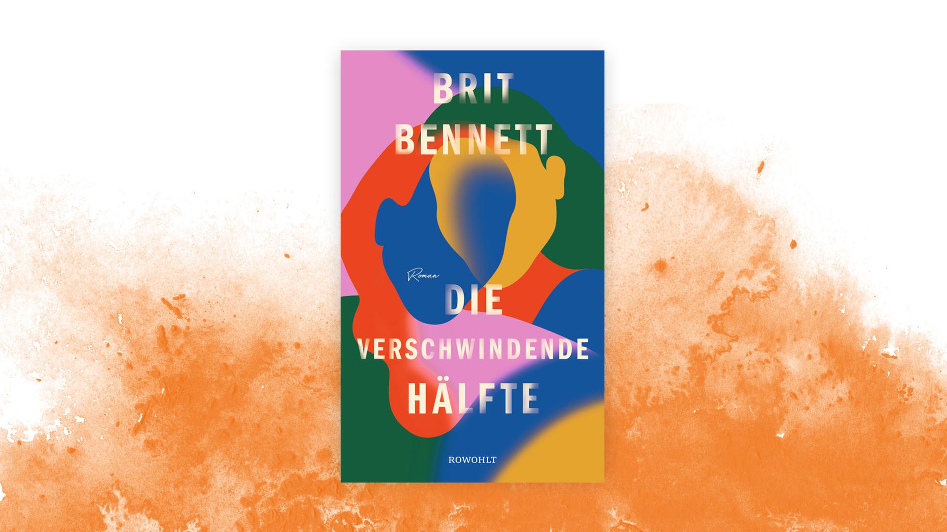 Das Cover des Buches "Die verschwindende Hälfte" auf einem Aquarell in Sandsturm-Optik. Das Cover des Buches "Die verschwindende Hälfte" auf einem Aquarell in Sandsturm-Optik.