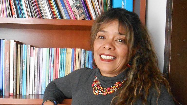 Marina Gallego, Koordinatorin der Frauenbewegung Ruta Pacífica Marina Gallego, Koordinatorin der Frauenbewegung Ruta Pacífica