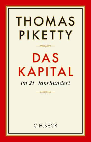 Buchcover: "Das Kapital im 21. Jahrhundert" von Thomas Piketty Buchcover: "Das Kapital im 21. Jahrhundert" von Thomas Piketty