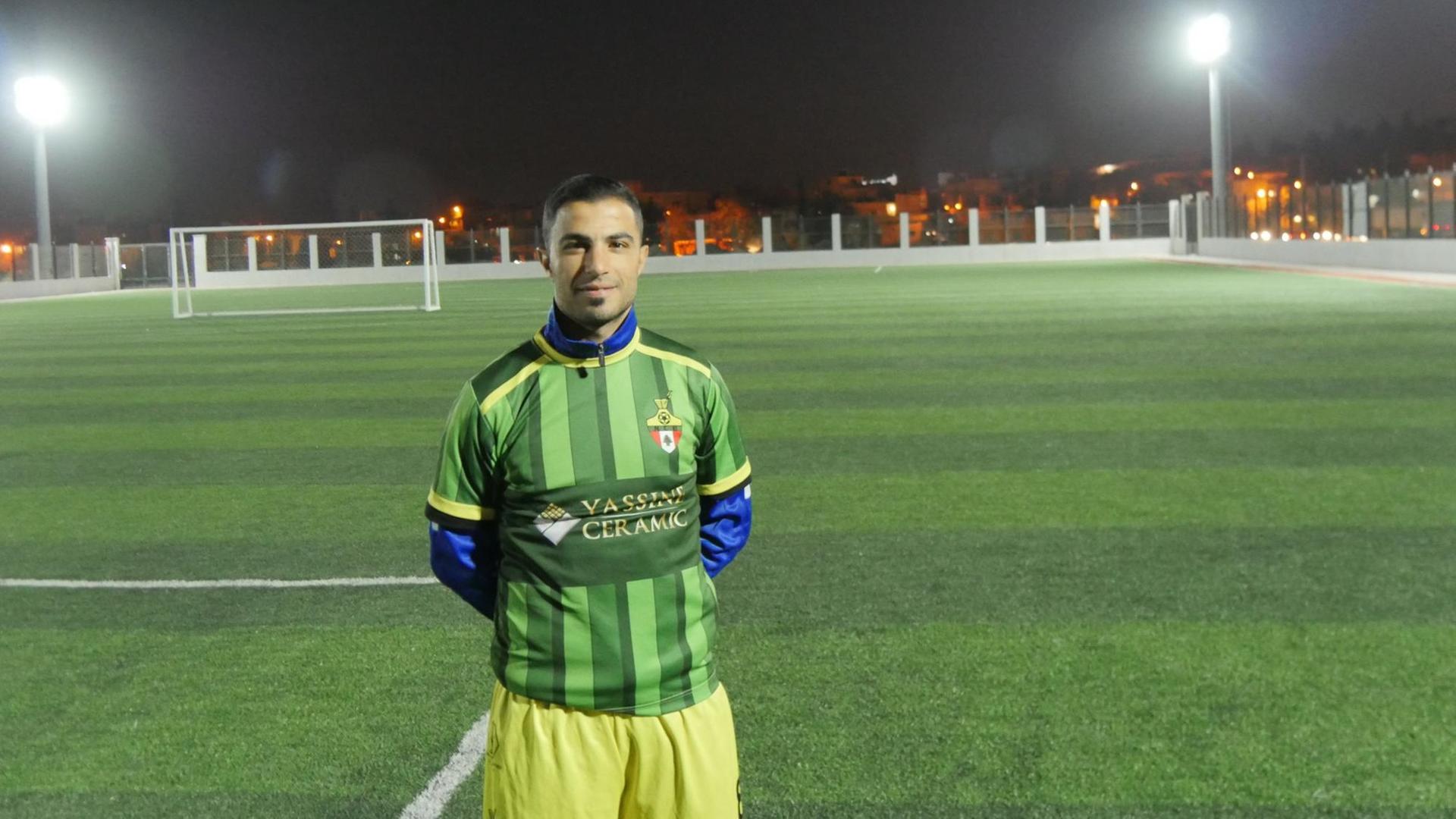 Mohamed Nasr spielt beim libanesischen Nasser Club Bar Elias Mohamed Nasr spielt beim libanesischen Nasser Club Bar Elias