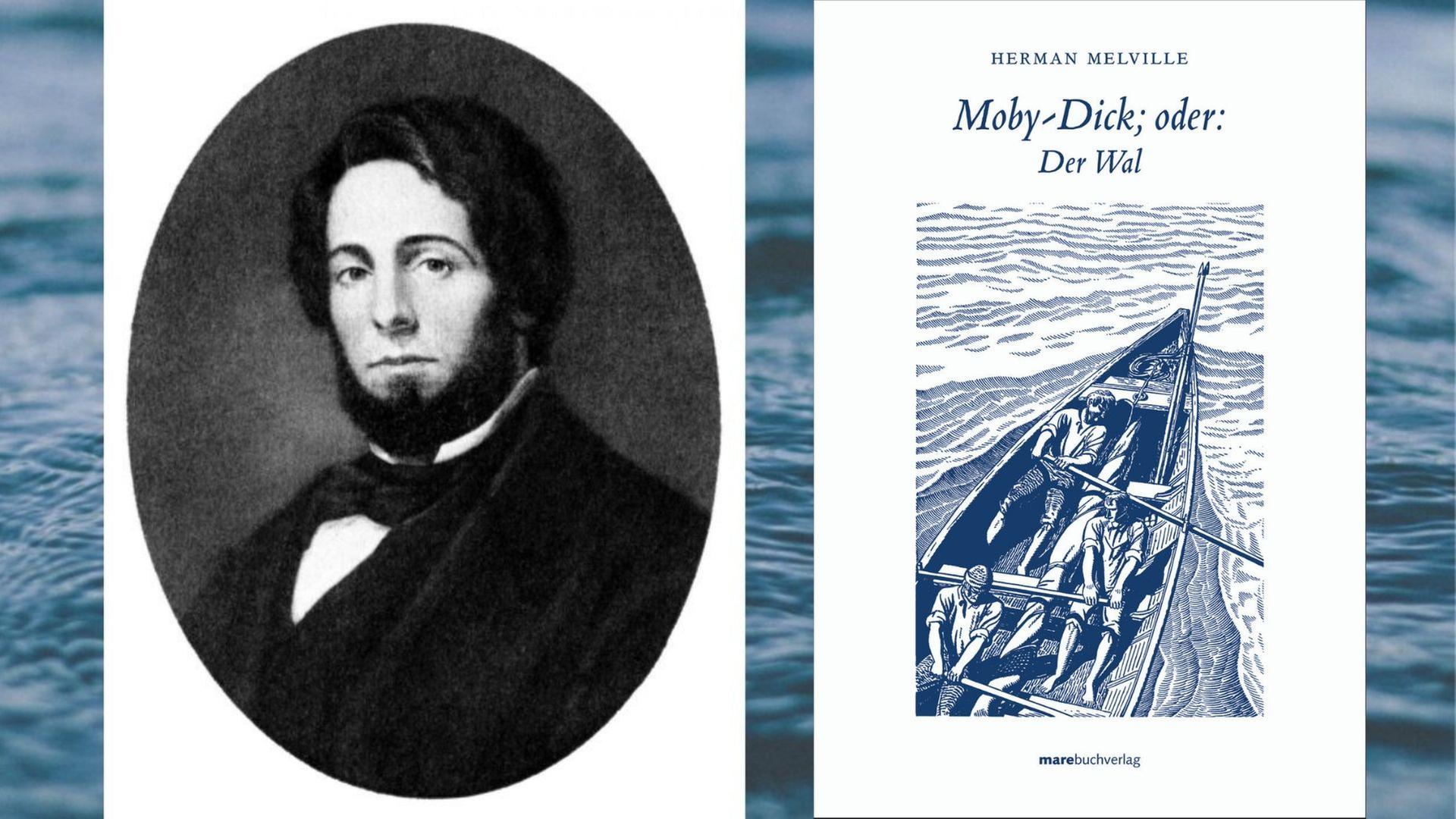 Der Schriftsteller Herman Melville und sein Roman "Moby Dick"