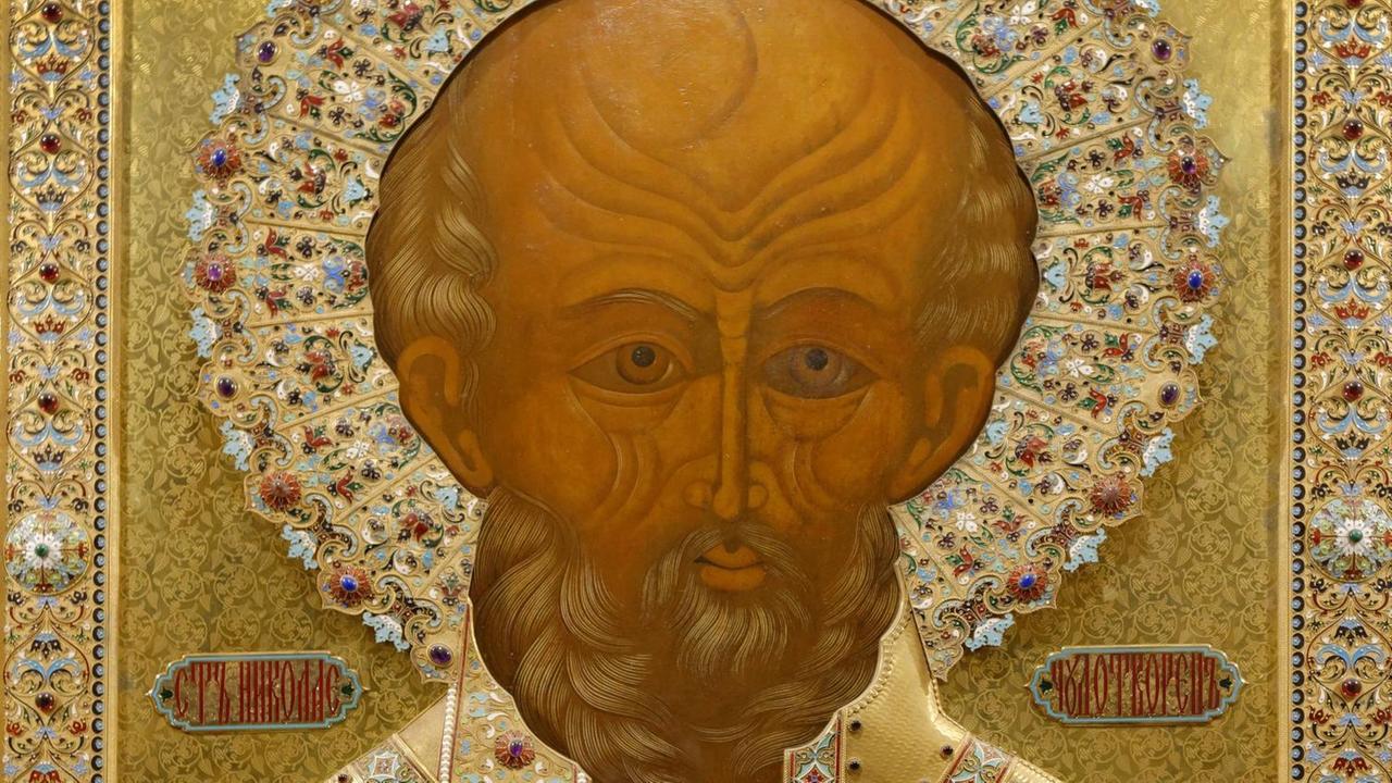 H.l Nikolaus von Myra Ikone von 1327 H.l Nikolaus von Myra Ikone von 1327