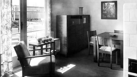 Wohnzimmer aus den 1930er Jahren.