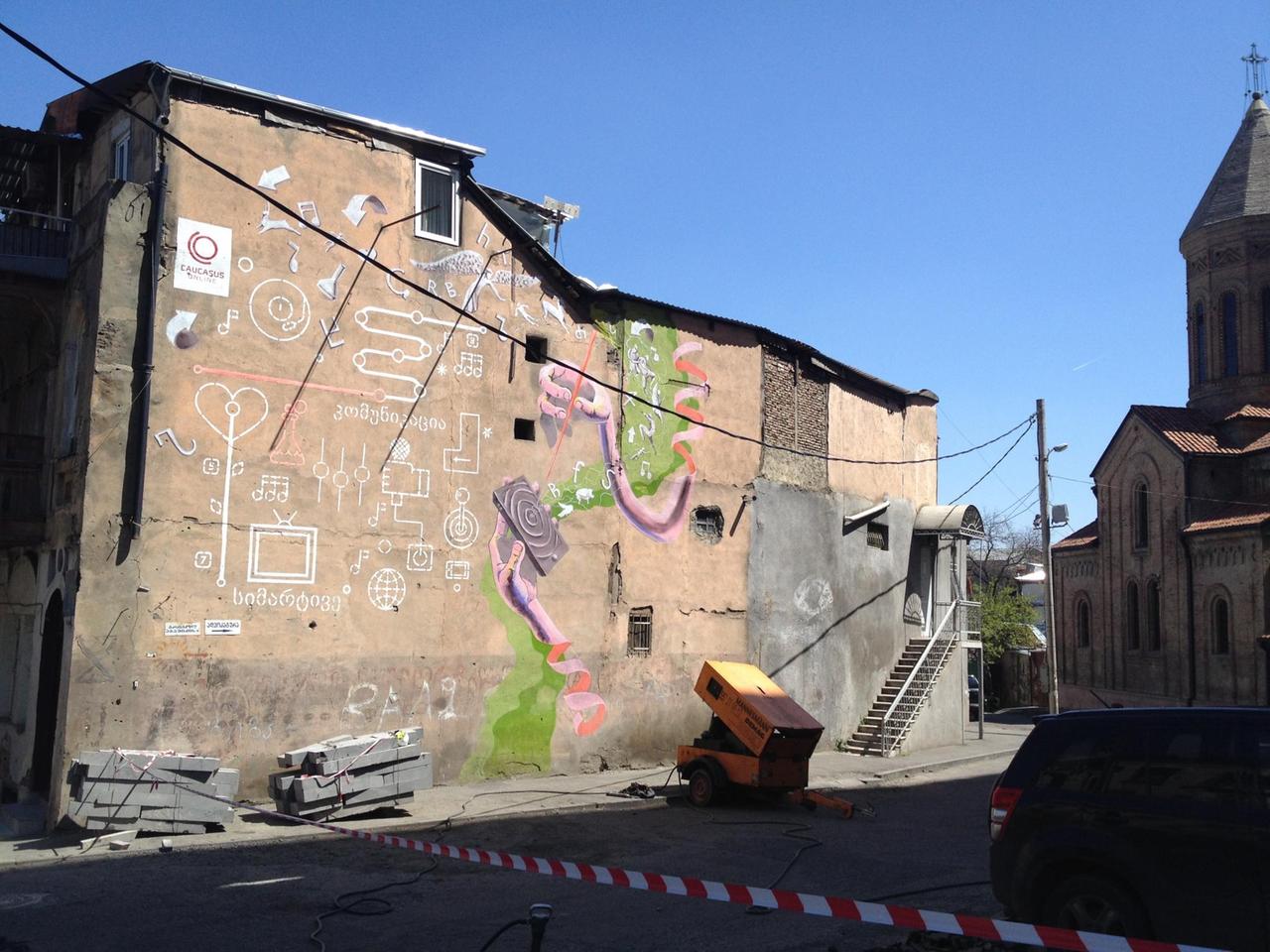Streetart in Tiflis: Westlich orientierte Jugendkultur trifft auf religiösen Konservatismus