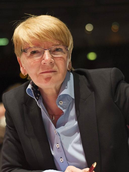 Die Vorsitzende der Linksfraktion im Europaparlament, Gabi Zimmer.