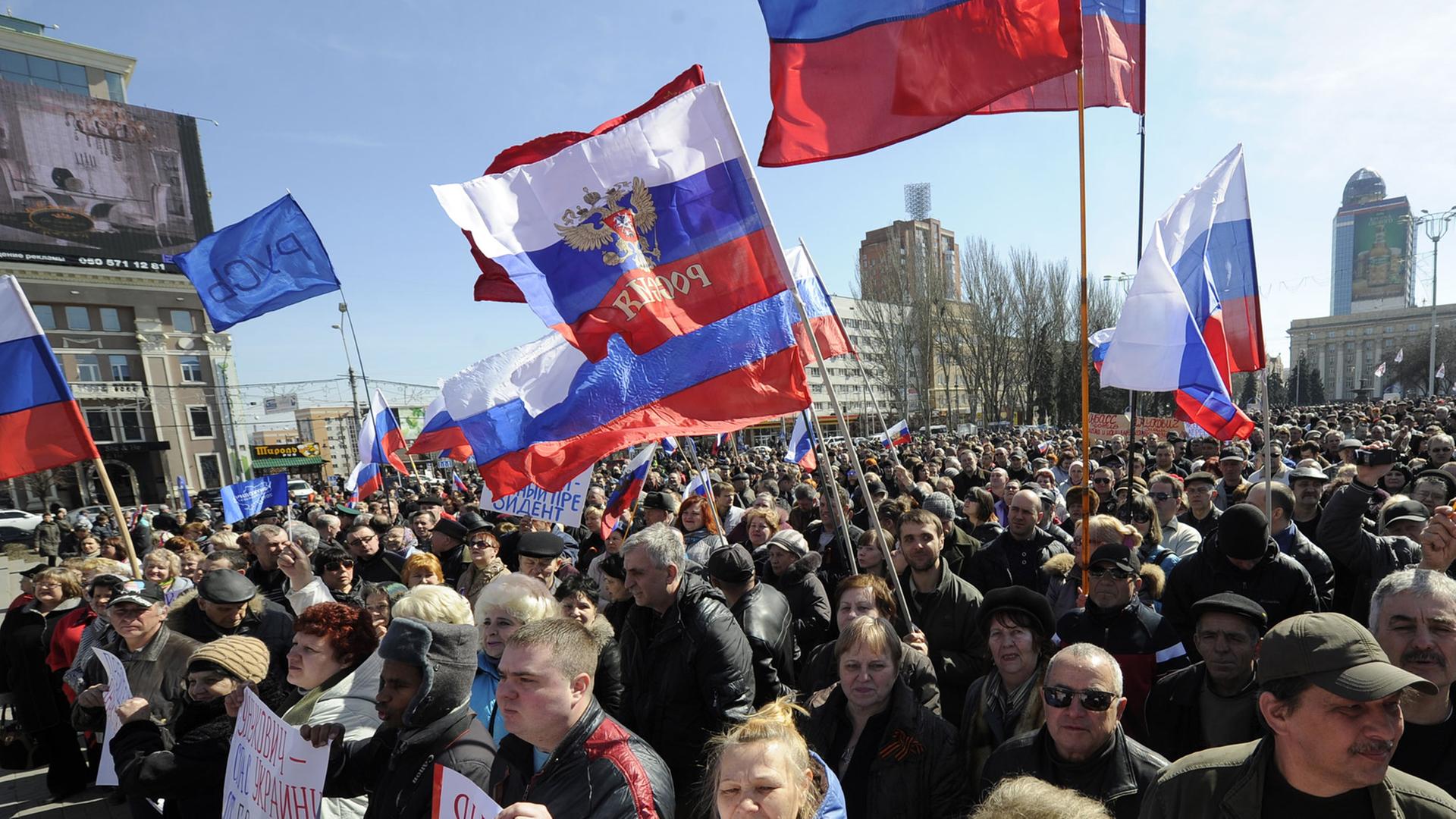 Demonstration in Donezk Demonstration in Donezk