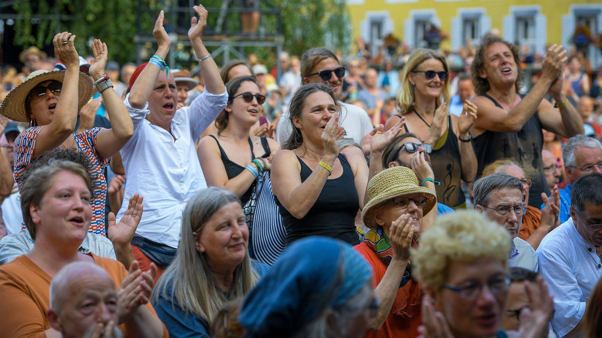 Besucher des Rudolstadt-Festivals 2018