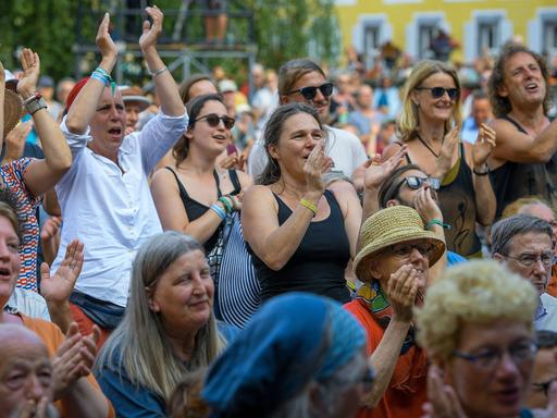 Besucher des Rudolstadt-Festivals 2018