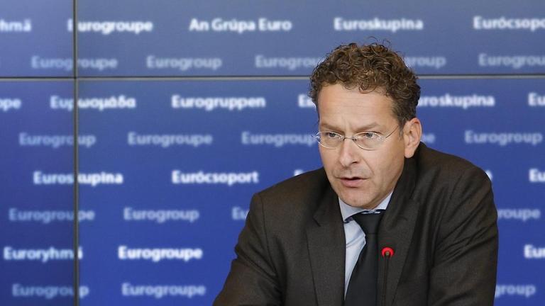 EU-Währungskommissar Pierre Moscovici und Eurogruppenchef Jeroen Dijsselbloem. EU-Währungskommissar Pierre Moscovici und Eurogruppenchef Jeroen Dijsselbloem.