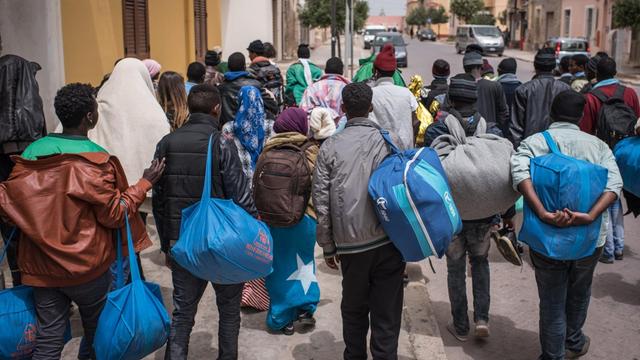 Flüchtlinge auf Lampedusa