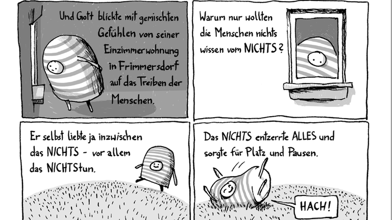 Ein Ausschnitt aus "Das Nichts und Gott" von Aike Arndt Ein Ausschnitt aus "Das Nichts und Gott" von Aike Arndt