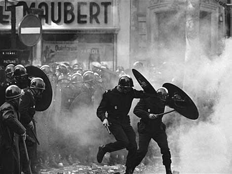 Studentendemonstration am 6. Mai 1968 in Paris. Studentendemonstration am 6. Mai 1968 in Paris.