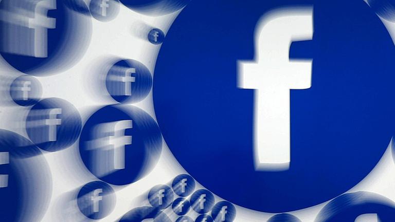 Ein Logo des Internetkonzerns Facebook Ein Logo des Internetkonzerns Facebook