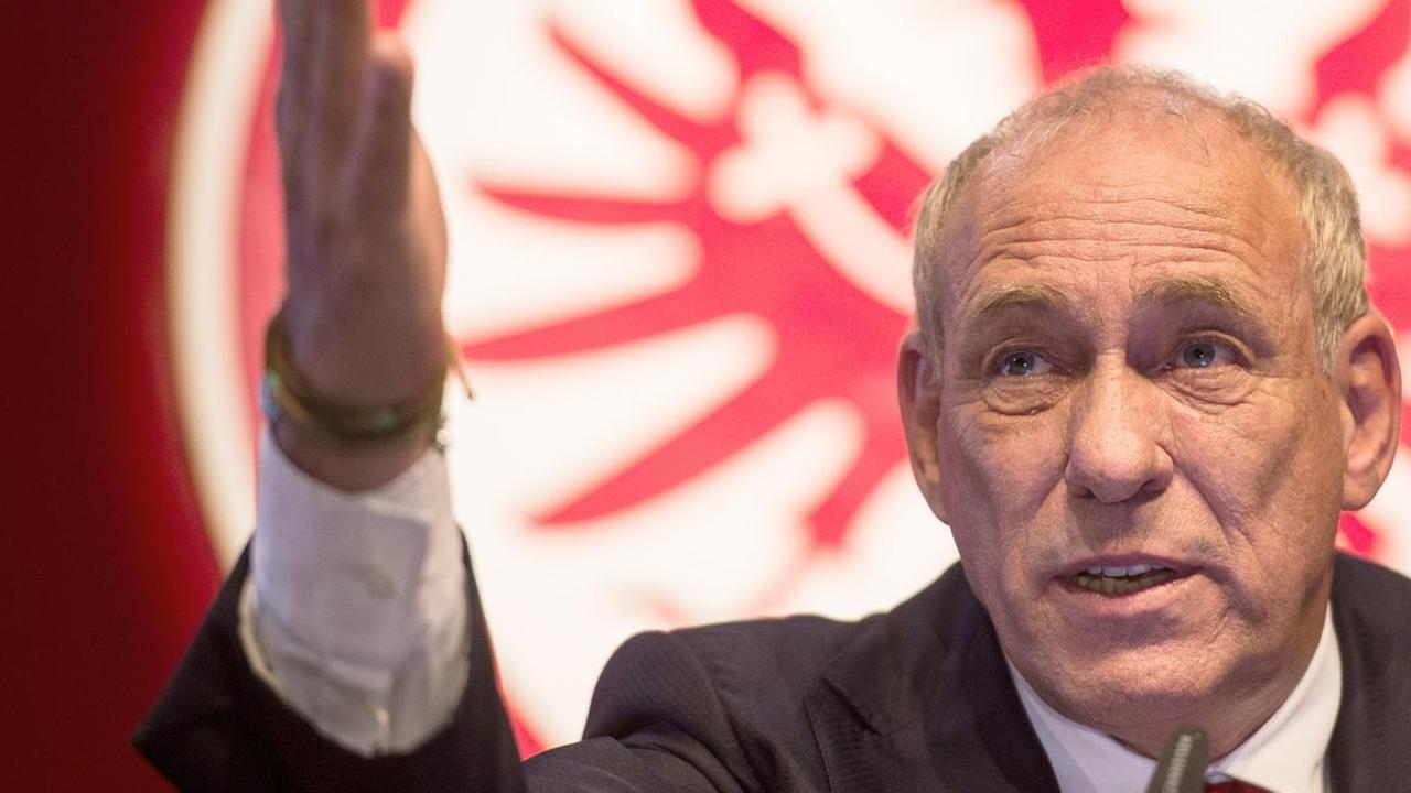 Der Präsident von Eintracht Frankfurt, Peter Fischer. Der Präsident von Eintracht Frankfurt, Peter Fischer.