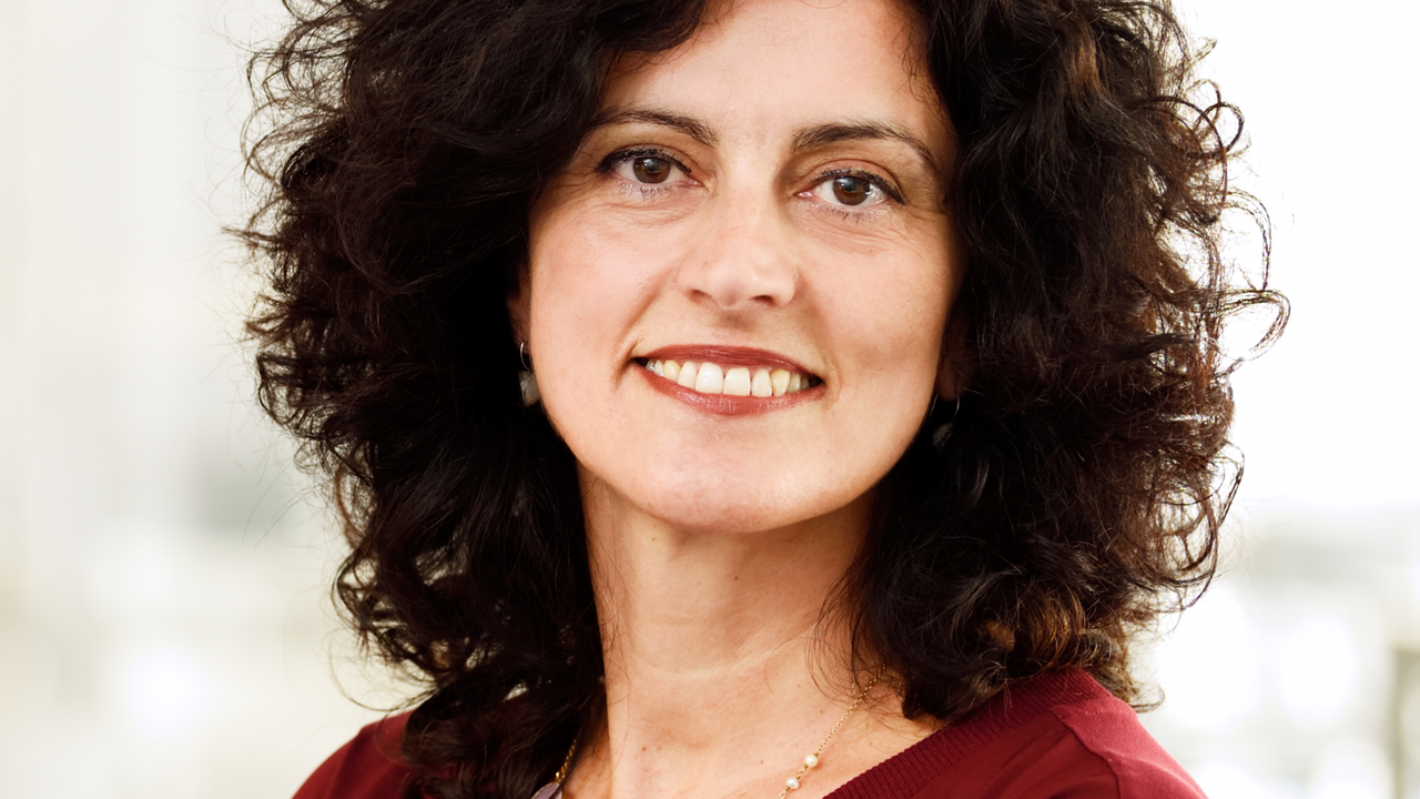 Evangelia Demerouti hat braune locken und lacht freundlich. Evangelia Demerouti hat braune locken und lacht freundlich.