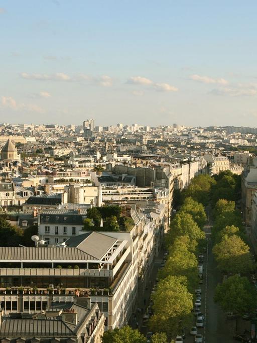 Blick auf das Stadtzentrum von Paris, 2008