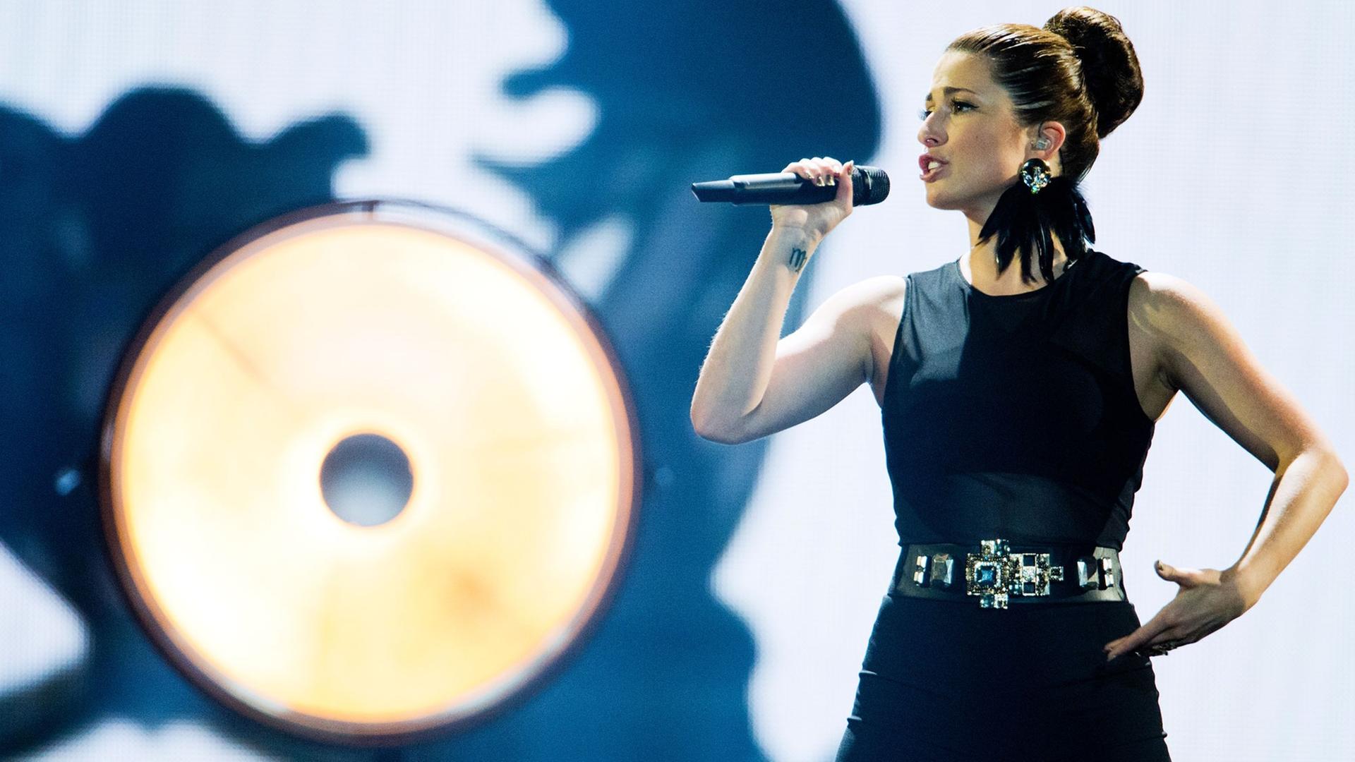 Sängerin Ann Sophie beim ESC 2015 Sängerin Ann Sophie beim ESC 2015