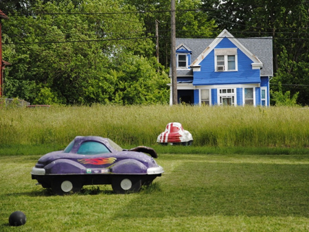 Das Heidelberg Project in Detroit - gegründet vom afro-amerikanischen Künstler Tyree Guyton. Das Heidelberg Project in Detroit - gegründet vom afro-amerikanischen Künstler Tyree Guyton.