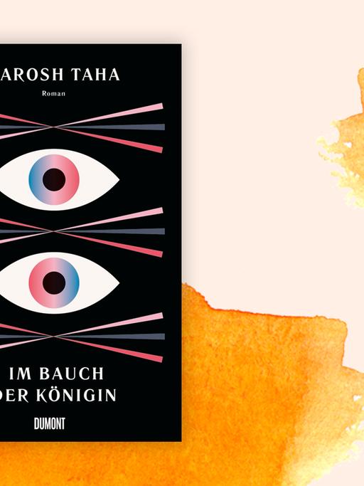 Das schwarze Cover des Buches zeigt zwei illustriete, untereinander stehende Augen