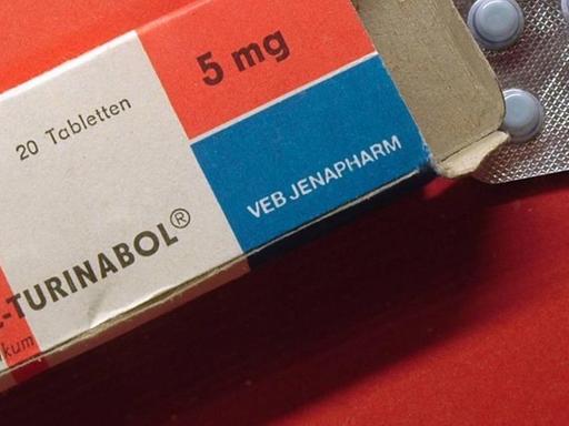 Anabolikum - Oral Turinabol (Tablettenpackung der VEB Jenapharm)