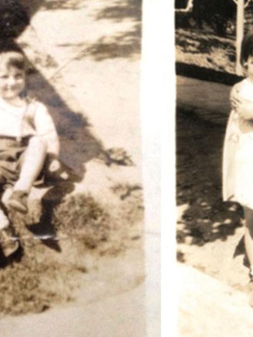 Eric Carle (r.) und seine Freundin Florence im Jahr 1932. Die Kinderbuchlegende hat seine Freundin aus Kindertagen nach 82 Jahren wiedergefunden. 