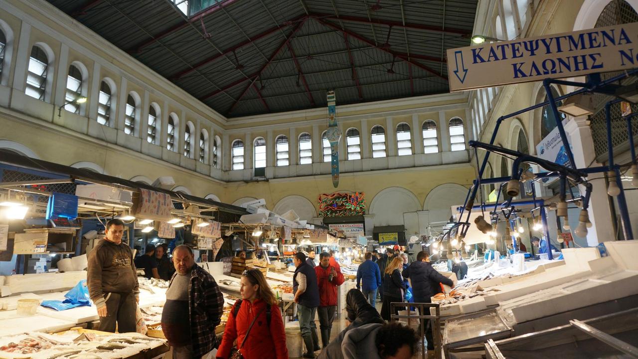 Fischmarkt in Athen