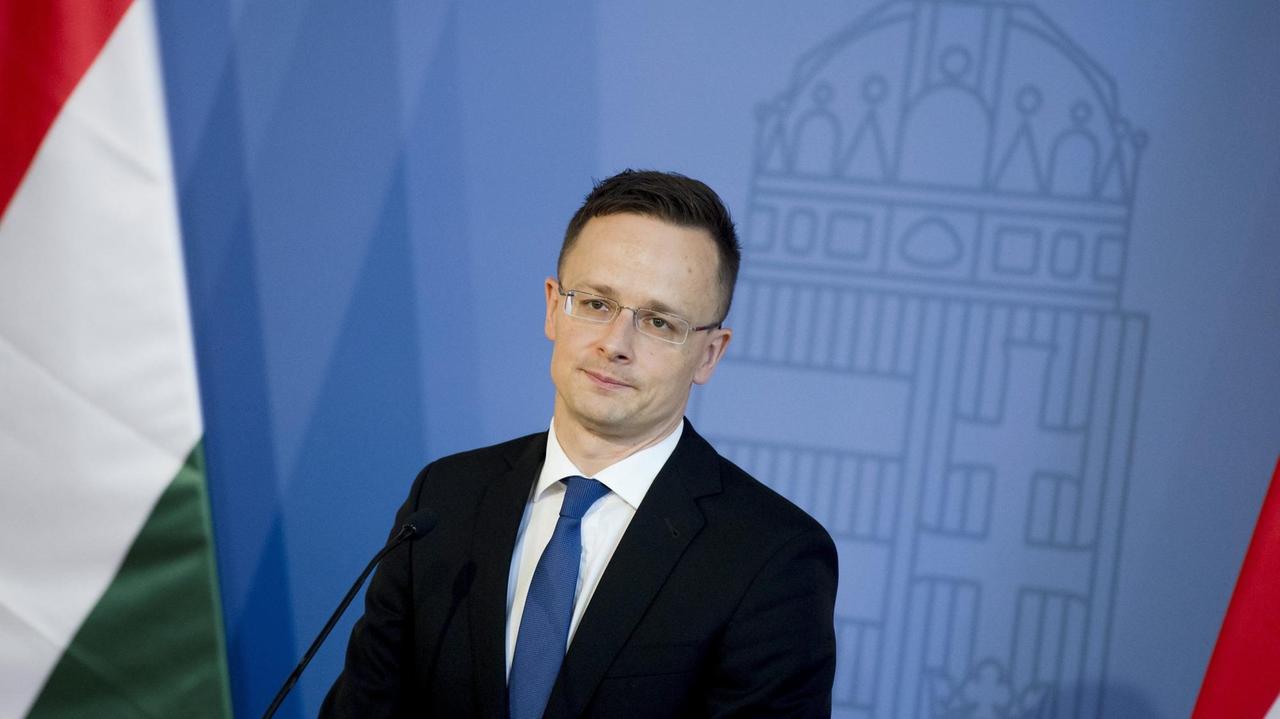 Der ungarische Außenminister Peter Szijjarto Der ungarische Außenminister Peter Szijjarto
