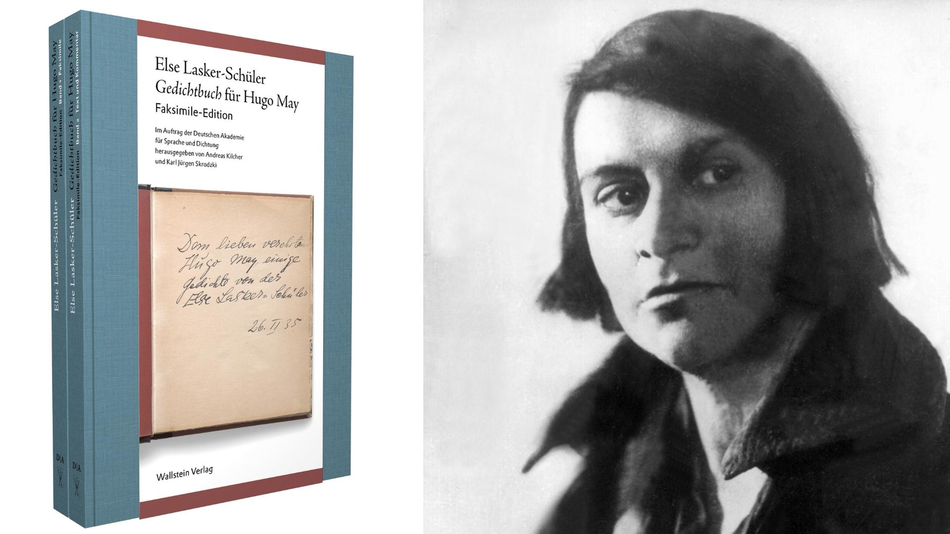 Buchcover: Else Lasker-Schüler: „Gedichtbuch für Hugo May“ Buchcover: Else Lasker-Schüler: „Gedichtbuch für Hugo May“