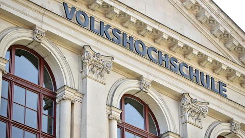 Gebäude der Volkshochschule in Leipzig