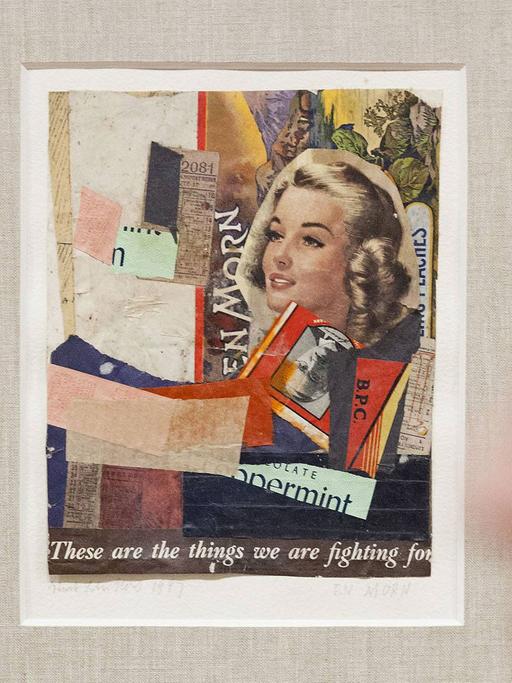 Collage von Kurt Schwitters im Londoner Tate Modern Museum