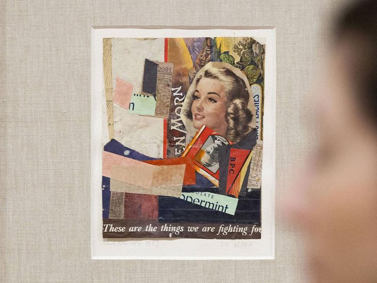 Collage von Kurt Schwitters im Londoner Tate Modern Museum