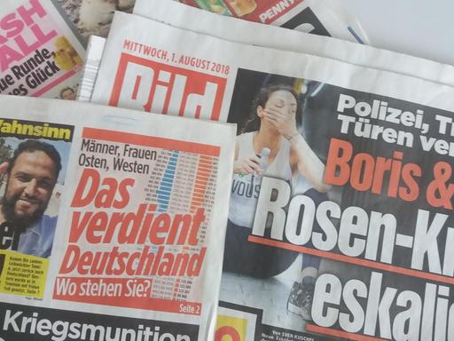 Mehrere Ausgaben der "Bild"