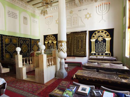 Synagoge in der Altstadt von Buchara in Usbekistan