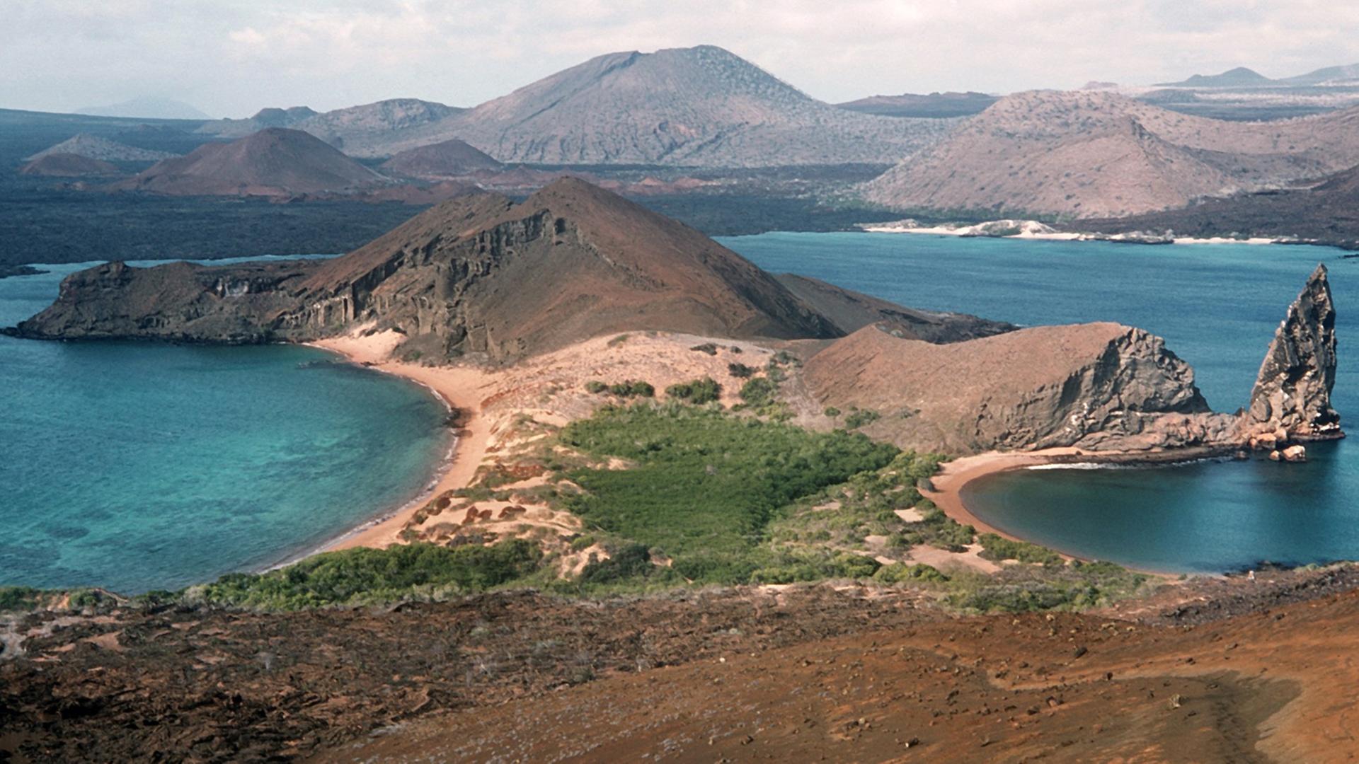 Die Galapagos-Insel Bartholome. Die Galapagos-Insel Bartholome.