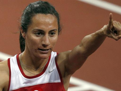 Asli Alptekin jubelt über Gold bei den Olympischen Spielen in London 2012