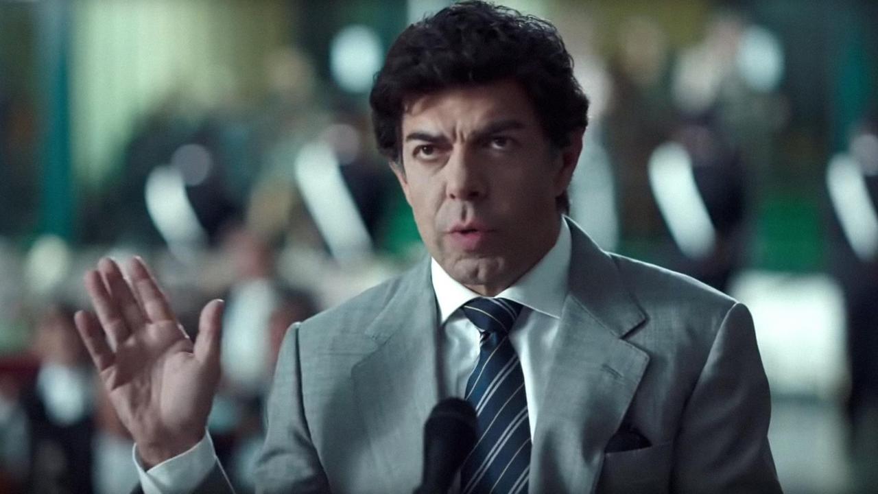 Pierfrancesco Favino als Tommaso Buscetta im Film "Il Traditore". Pierfrancesco Favino als Tommaso Buscetta im Film "Il Traditore".